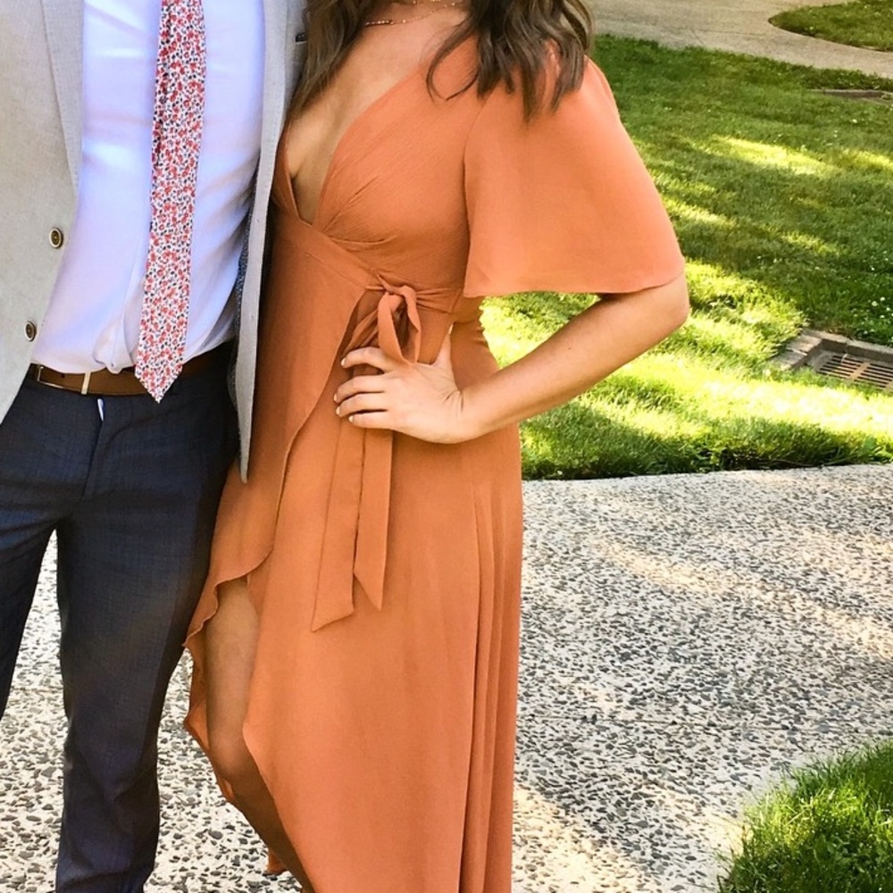 Low cut maxi dress